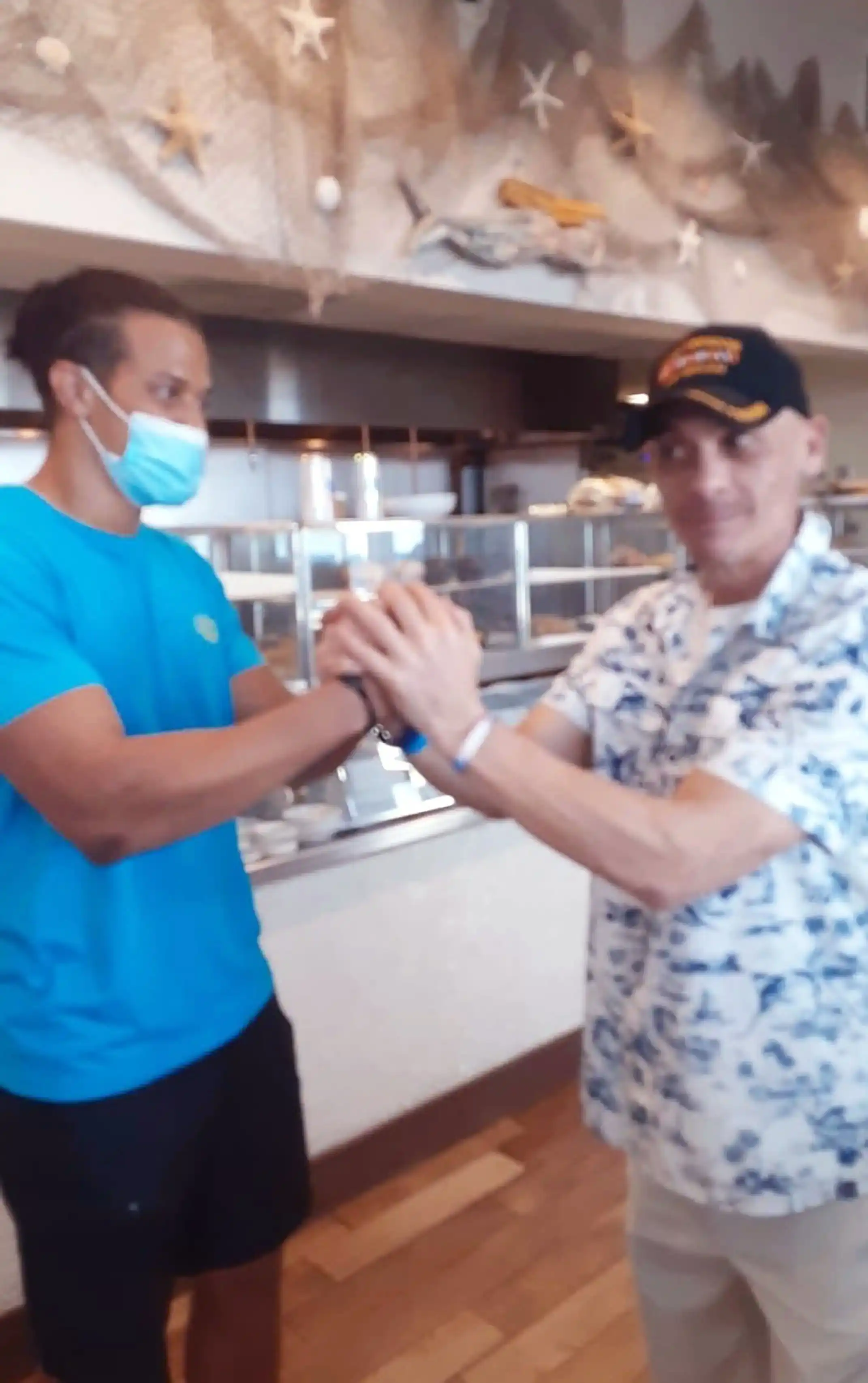 Veteran David Haave talks College educational opprotunities with our younger generation, Deerfield Beach, Florida, USA. -- David Haave